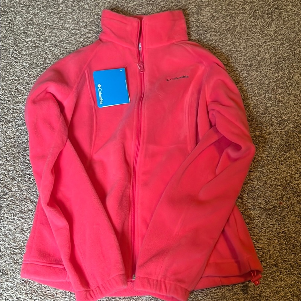 NWT Columbia Pink Fleece Jacket